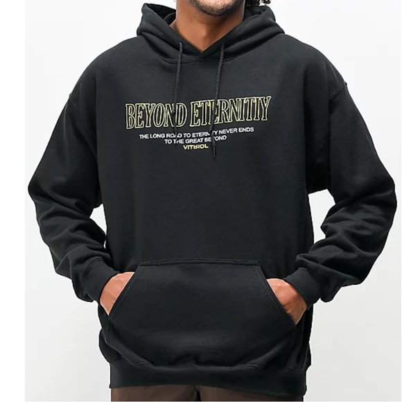 Vitriol Beyond Eternity Black Hoodie Size S - Picture 2 of 7